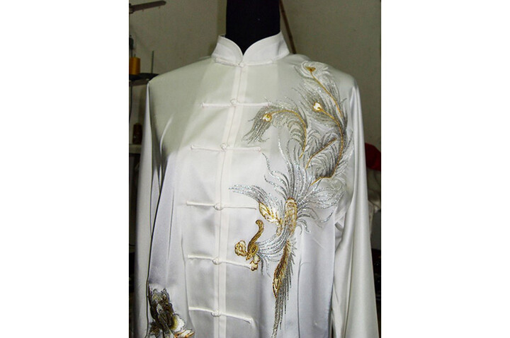 Vestido Tai Chi Bordado, Fénix 2