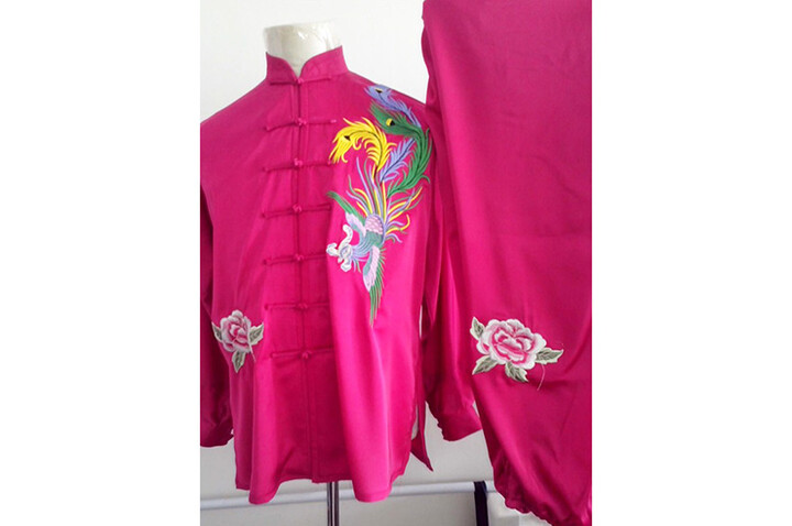Vestido Tai Chi Bordado, Fénix 6
