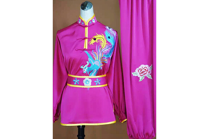 Vestido Tai Chi Bordado, Fénix 12