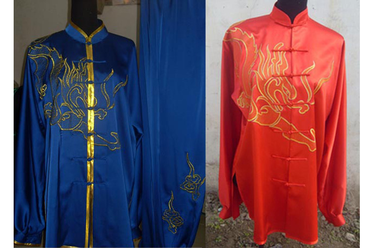 Tai Chi Uniform Embroidered Dragon 1