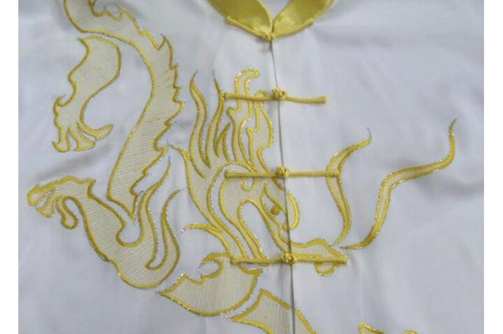 Tenue Tai Chi Brodée, Dragon 1