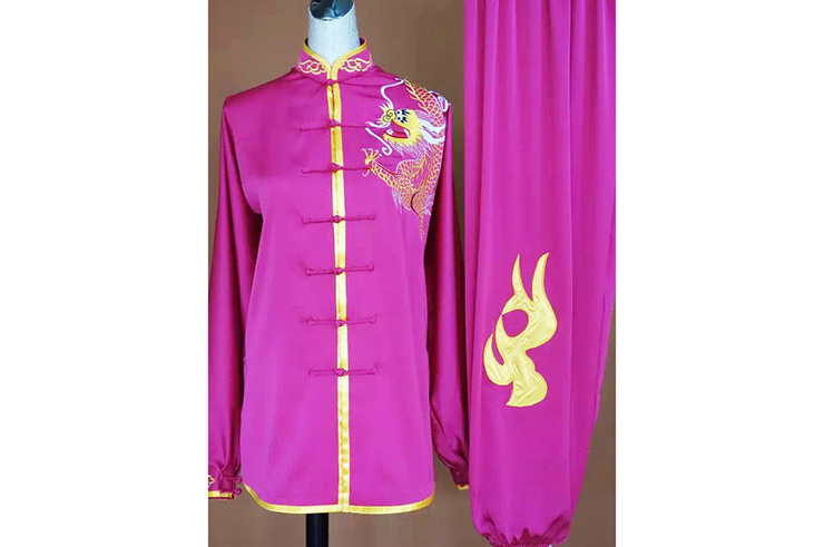 Tai Chi Uniform Embroidered Dragon 3