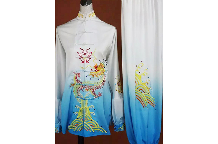 Tai Chi Uniform Embroidered Dragon 6