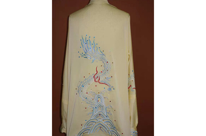 Vestido Tai Chi Bordado, Dragão 6