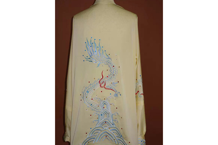 Tai Chi Uniform Embroidered Dragon 6