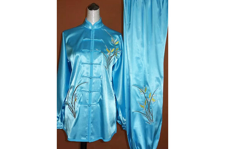 Vestido Tai Chi Bordado, Flor 14