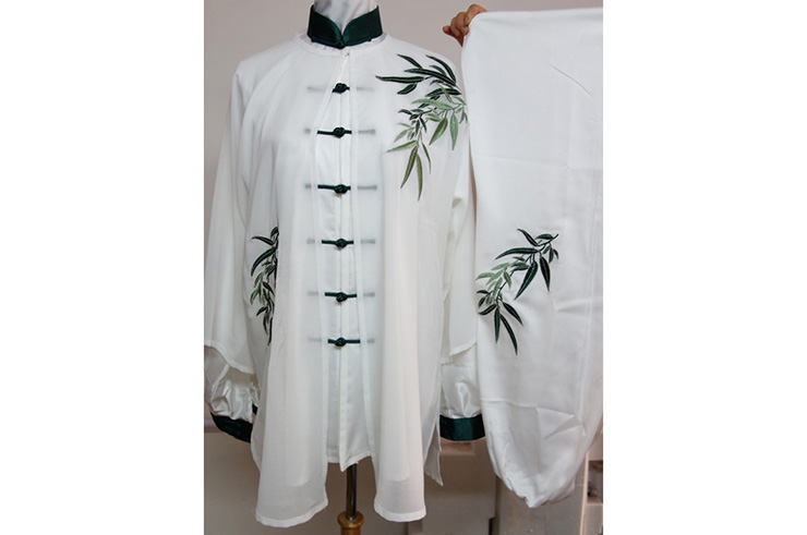 Tai Chi Uniform Embroidered Flower 15