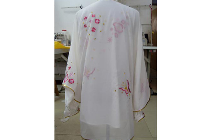 Tai Chi Cloak Embroidered Flower 1