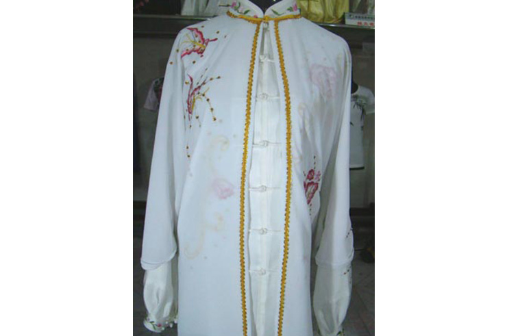 Tai Chi Cloak Embroidered Flower 1