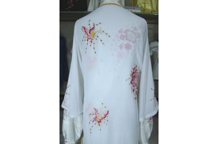 Tai Chi Cloak Embroidered Flower 1