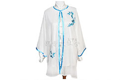 Tai Chi Cloak Embroidered Flower 2