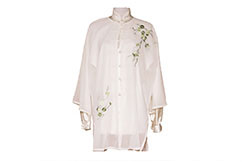 Tai Chi Cloak Embroidered Flower 4