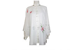Tai Chi Cloak Embroidered Flower 5