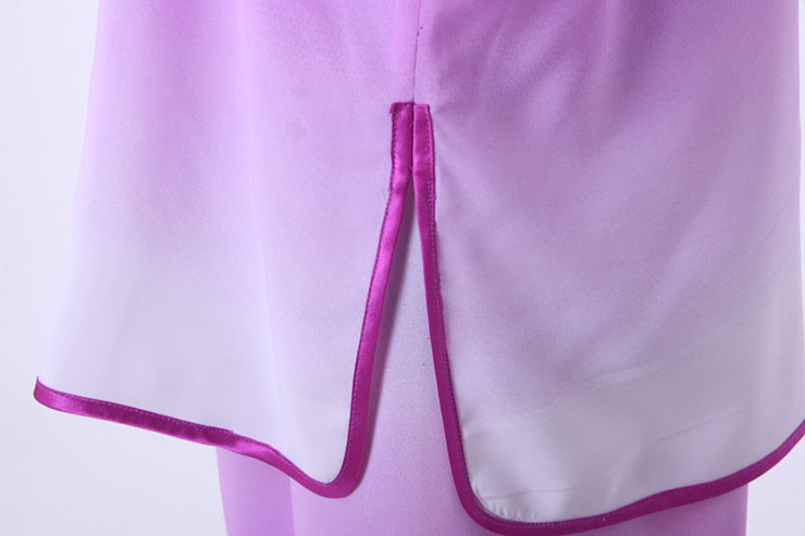 Tai Chi Uniform, Gradient Tones, Bicolor, Imitation soie