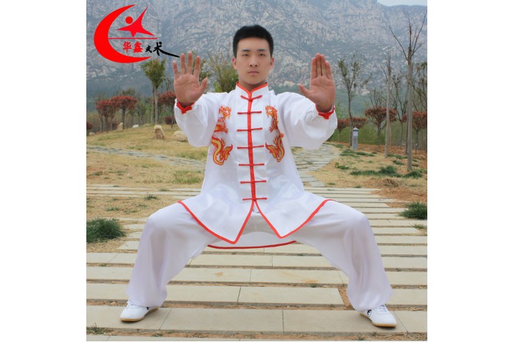 Taiji Uniform with Double Dragon «Hua Xin »