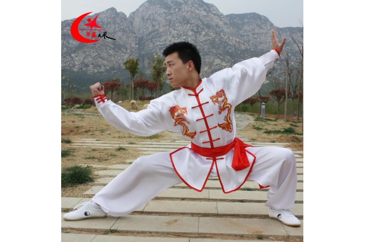 Taiji Uniform with Double Dragon «Hua Xin »