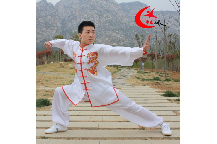 Taiji Uniform with Double Dragon «Hua Xin »