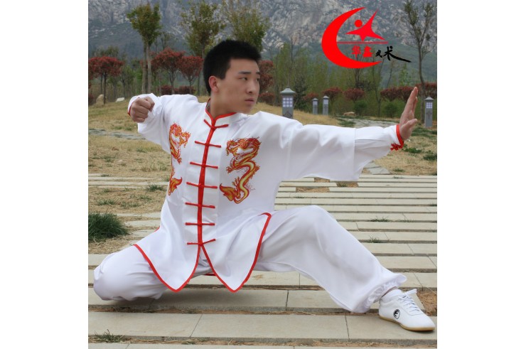 Taiji Uniform with Double Dragon «Hua Xin »