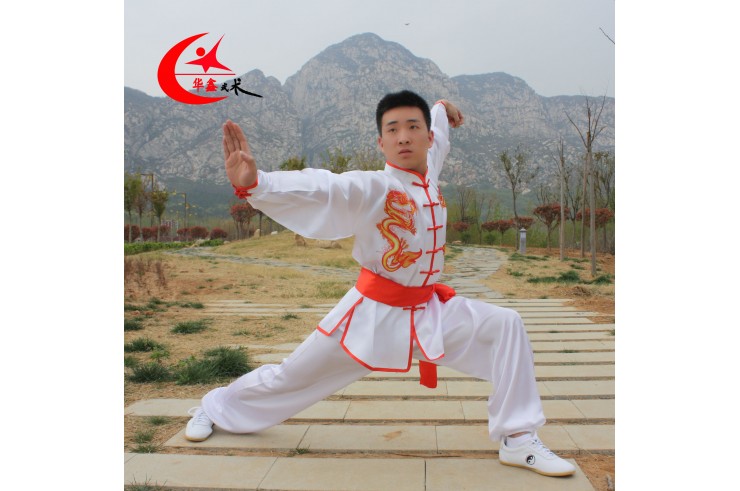 Taiji Uniform with Double Dragon «Hua Xin »