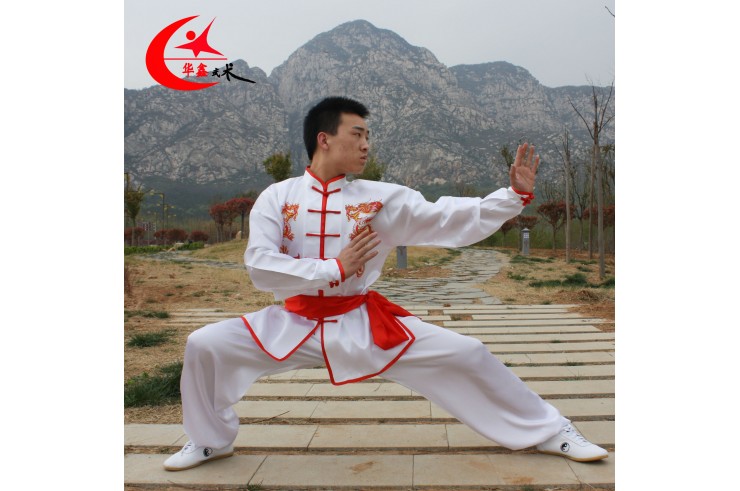 Taiji Uniform with Double Dragon «Hua Xin »