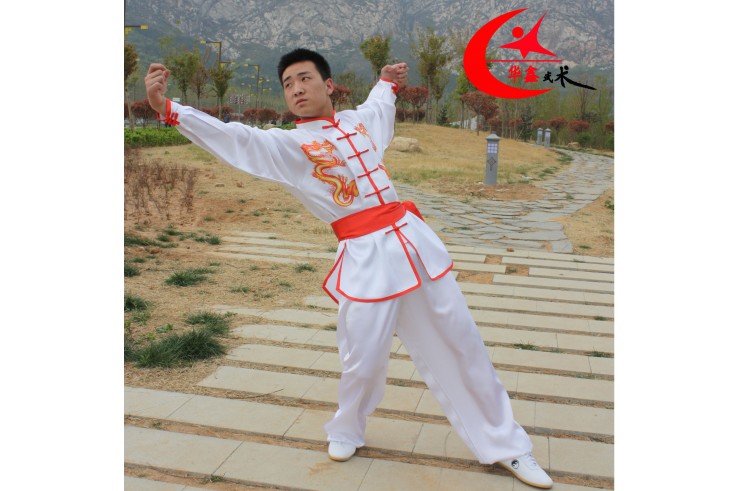 Taiji Uniform with Double Dragon «Hua Xin »