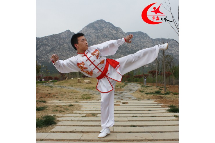 Taiji Uniform with Double Dragon «Hua Xin »