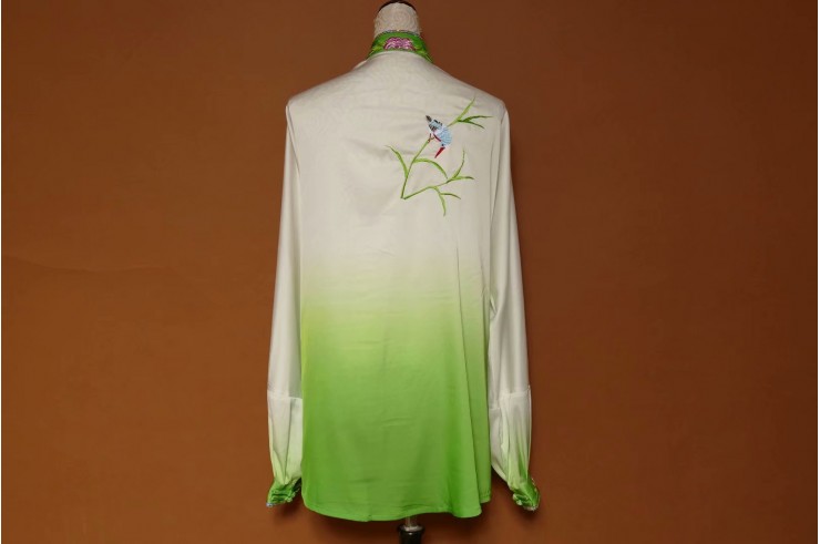 Tai Chi Uniform Embroidered Flower 3