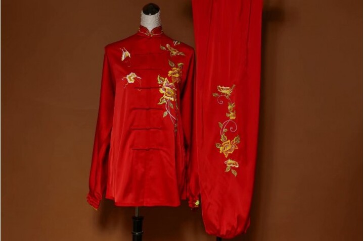 Vestido Tai Chi Bordado, Flor 6