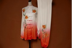 Tai Chi Uniform Embroidered Flower 2