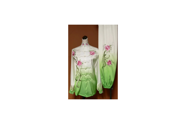 Tenue Tai Chi Brodée, Fleur 2