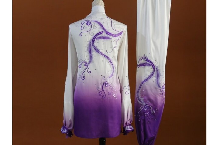 Vestido Tai Chi Bordado, Fénix 5